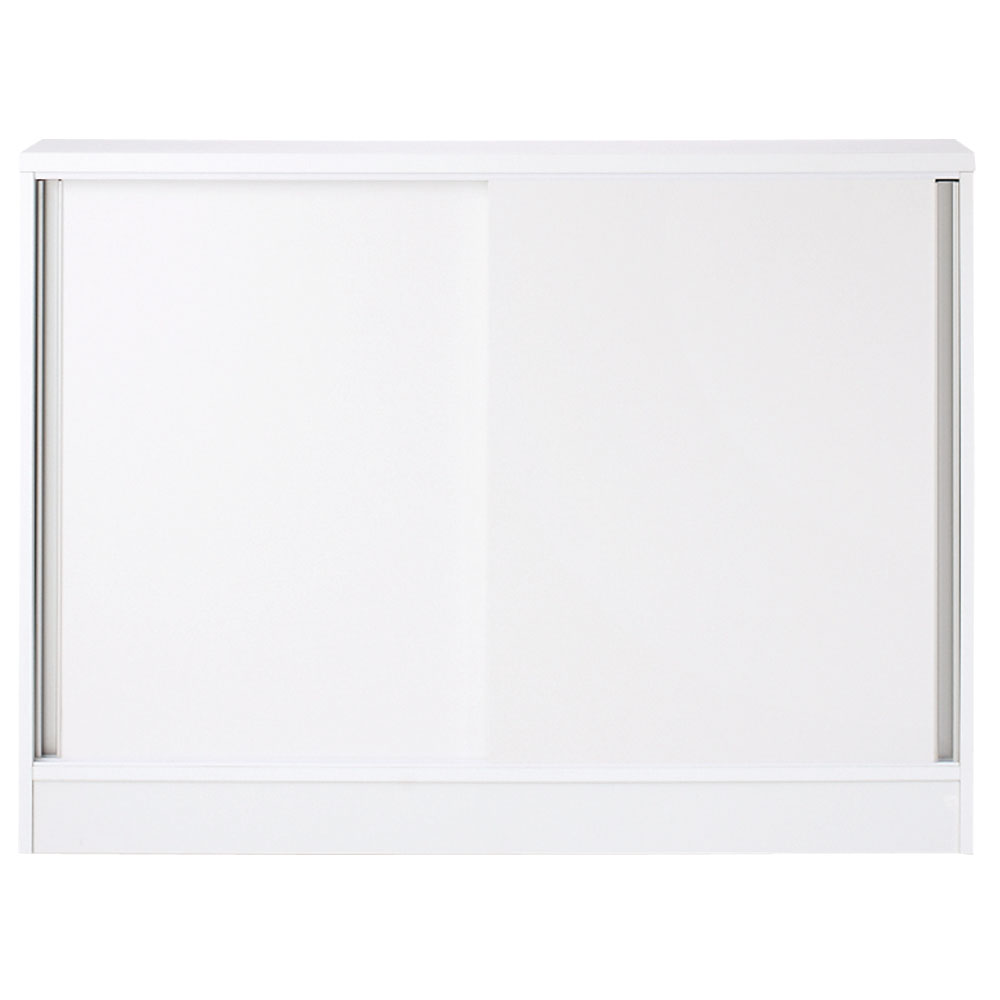 ストレートカウンター下引き戸収納庫 幅120 奥行30cmタイプ キャビネット リビングボード リビング収納 586122