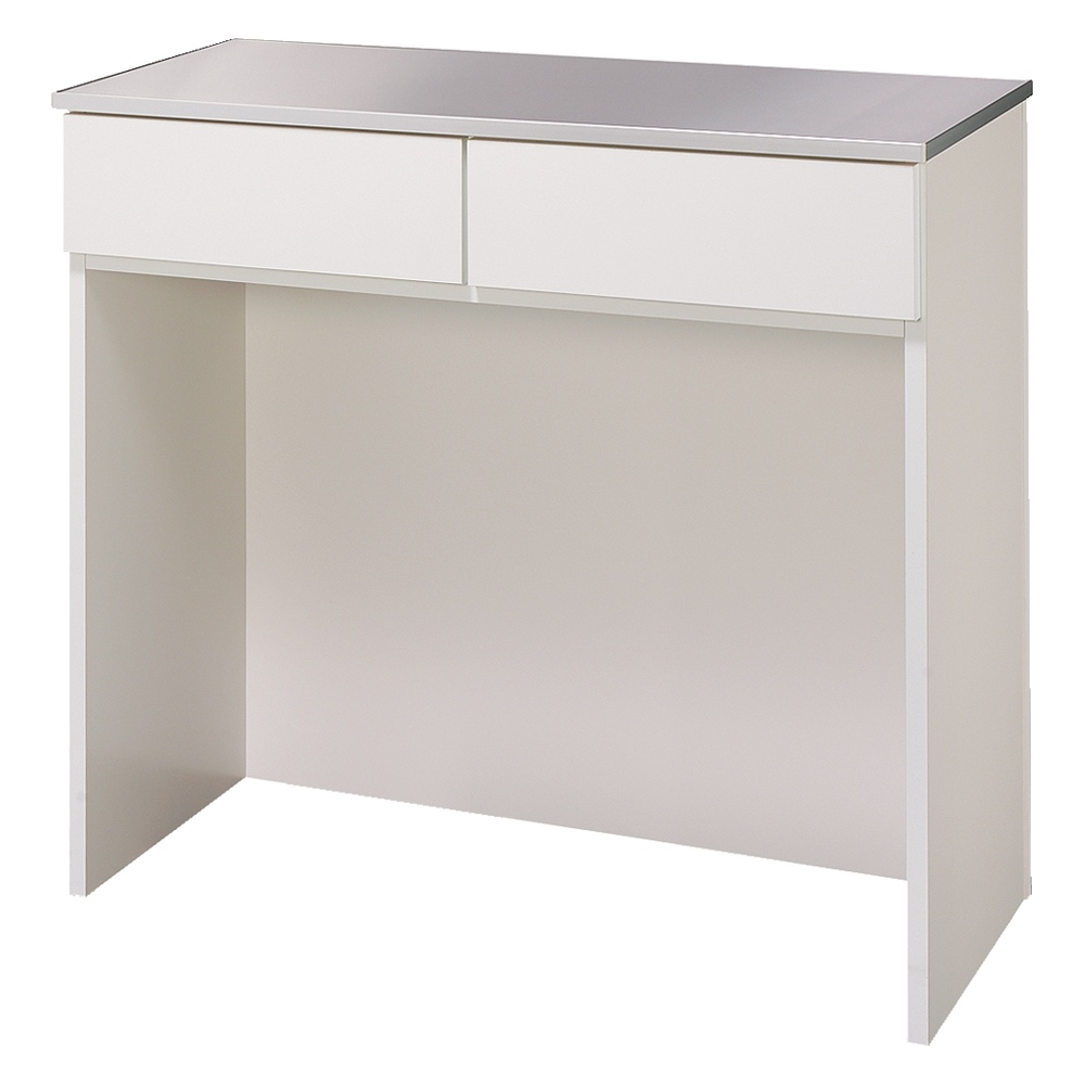 ステンレストップ下段オープン 間仕切りカウンター 幅89cm キッチンカウンター キッチン収納 586313