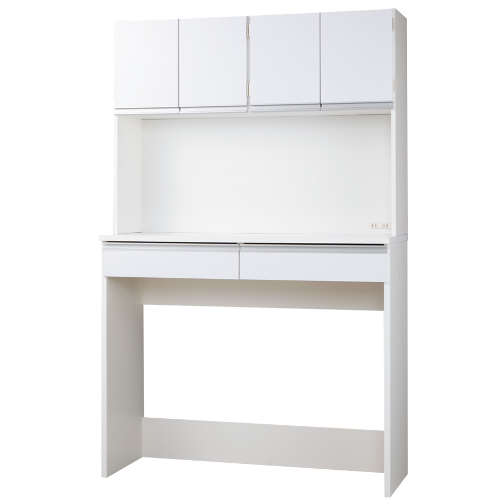 キッチン通路をキレイにする！下オープンダイニングシリーズ キッチンボード・幅120cm高さ190cm レンジ台 キッチンラック キッチン収納 586510