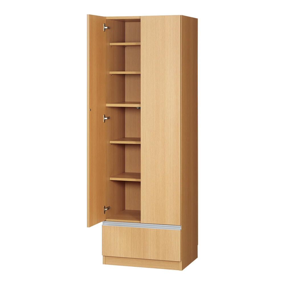 食器もストックもたっぷり収納!天井ぴったりキッチンシリーズ 食器棚 幅60cm奥行45cm キッチンボード キッチン収納 586513