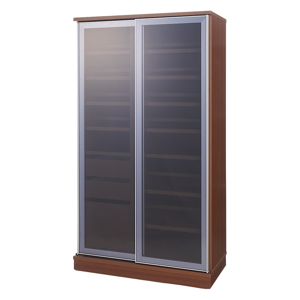 狭いキッチンでも広々使える引き戸式大型パントリーシリーズ スライド収納庫 ガラス扉 幅148cm キッチンボード キッチン収納 586538