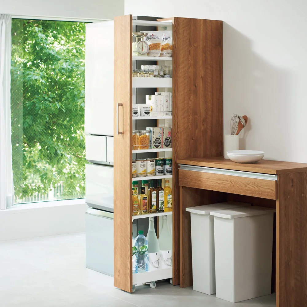 ≪幅35cm≫ 42サイズから選べる すっきり隠せる頑丈隙間ワゴン