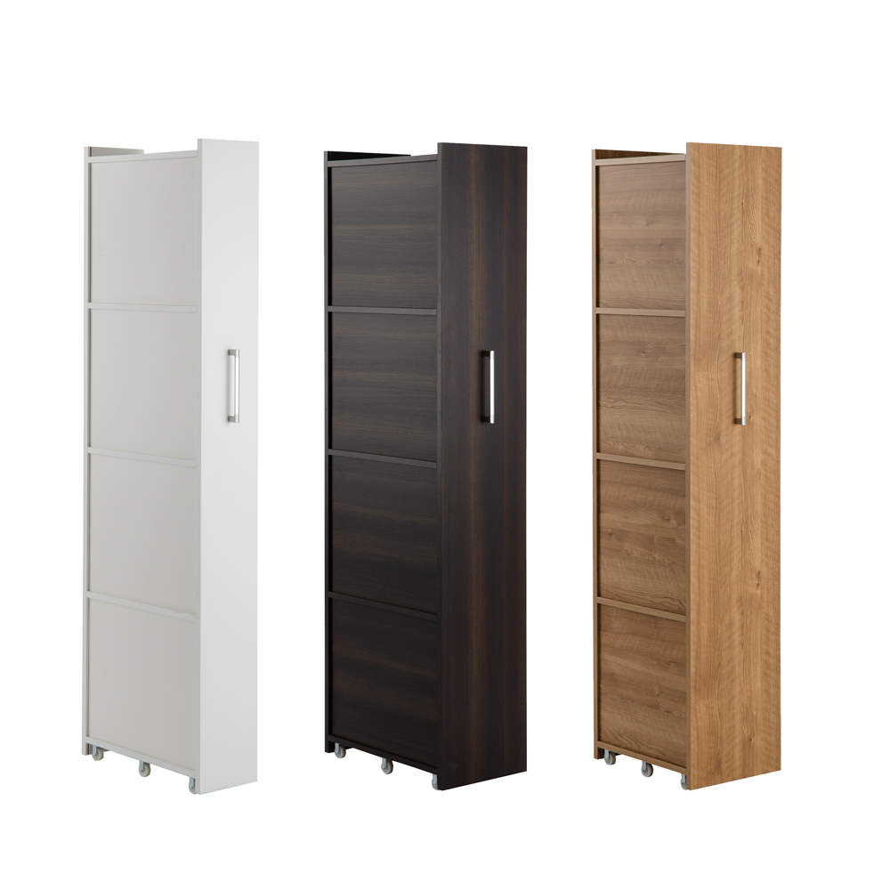 幅10奥行45cm］ 52サイズから選べる頑丈すき間ワゴン 完成品