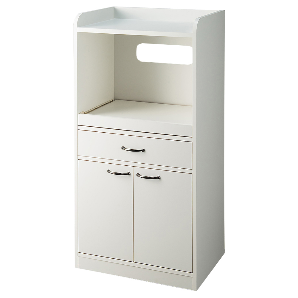 キッチン収納ミニ食器棚シリーズ レンジ台大（高さ120.5cm） レンジ台 キッチンラック キッチン収納 587002