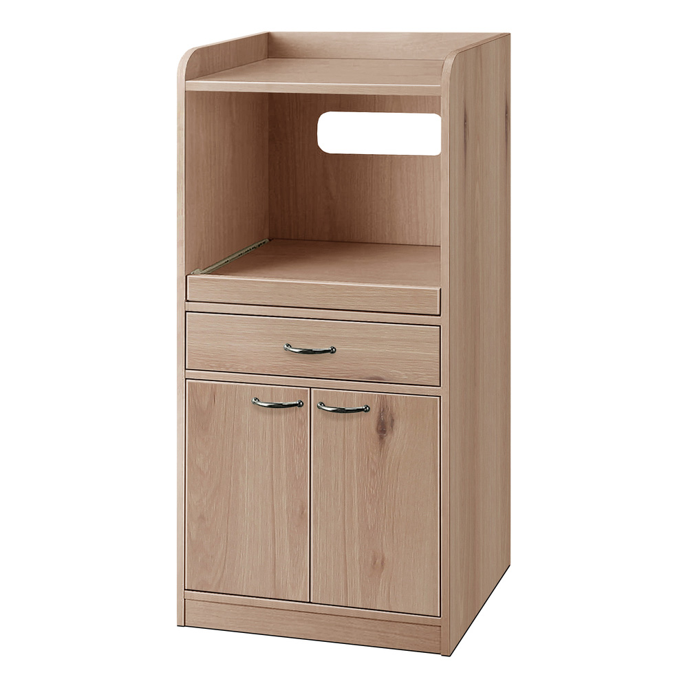 キッチン収納ミニ食器棚シリーズ レンジ台大（高さ120.5cm） レンジ台 キッチンラック キッチン収納 587002