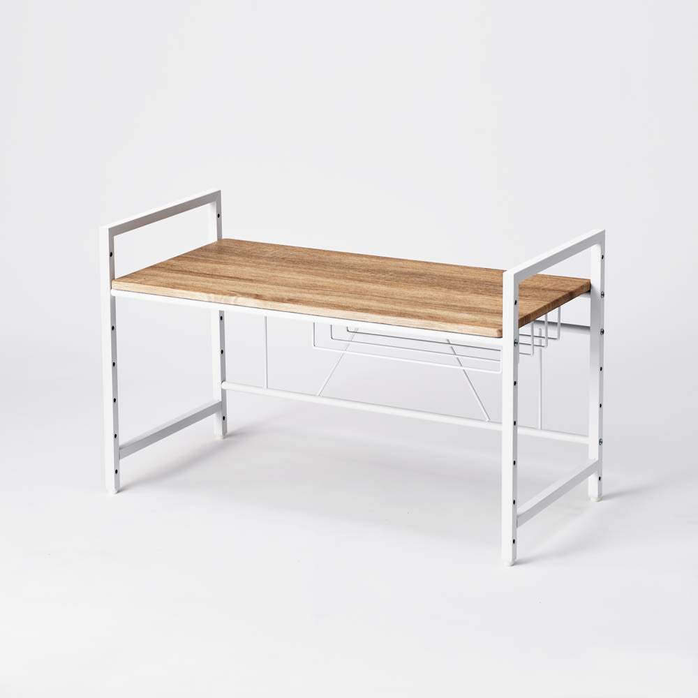 ブルックリン風レンジラック 1段 幅84.5cm キッチン用品収納 587204