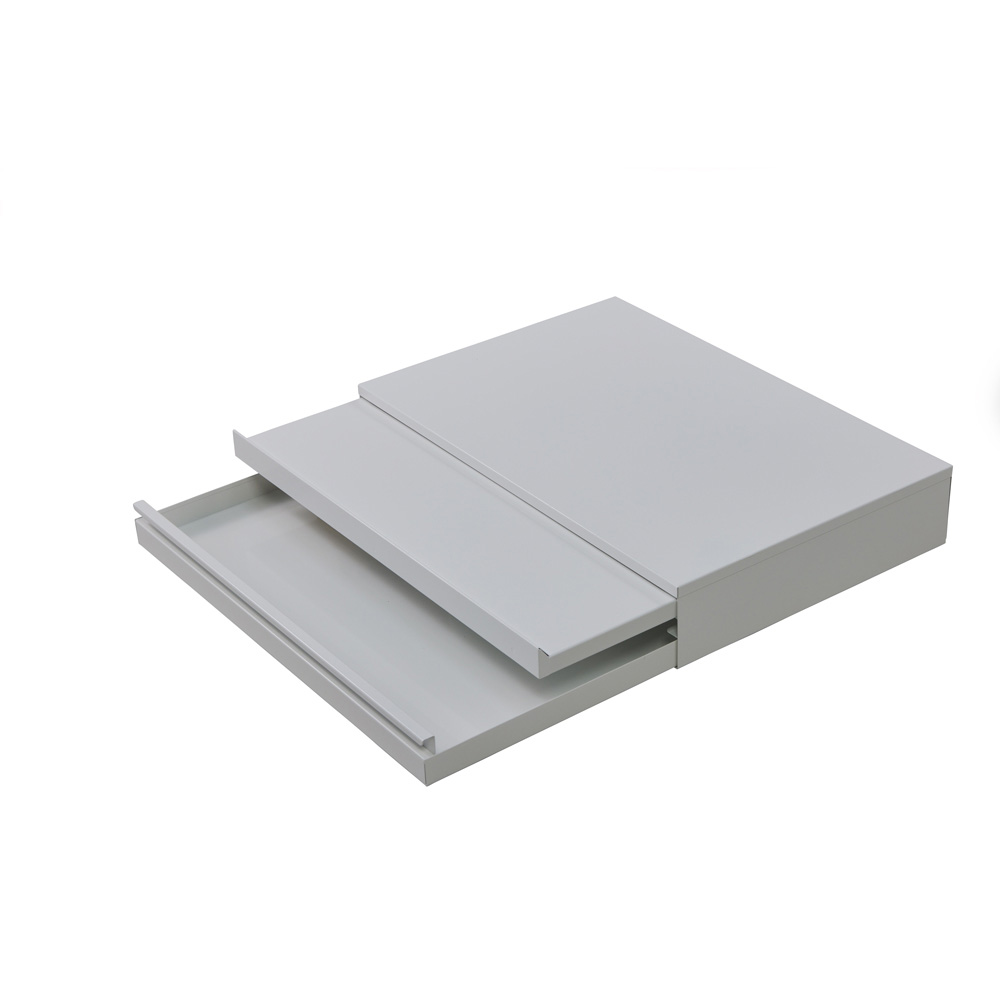 「さらにグレードアップした」国産レンジ下スライドサポートテーブル 幅55cm 引き出し付き スライド テーブル 引き出し 収納 作業台 スライドテーブル 冷蔵庫 オーブン 上 耐熱 板 台 ラック レンジ下トレー スライドトレー レンジ置き 完成品 レンジボード 587212