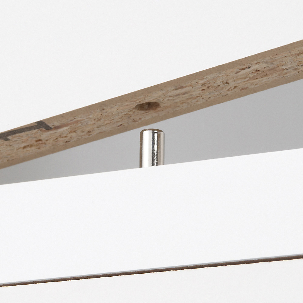 6054 光沢仕上げダブルステンすき間ロータイプ 幅45 dinos ［幅45奥行