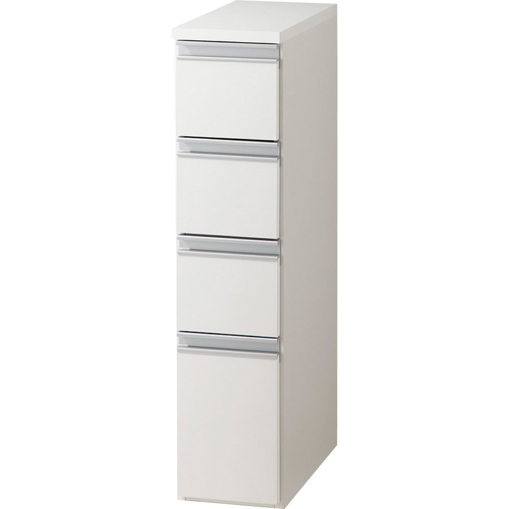 組立不要 収納物に優しい サニタリーすき間チェスト 幅20cm 洗面所収納 隙間収納 トイレ 洗面所 ランドリー収納 587602