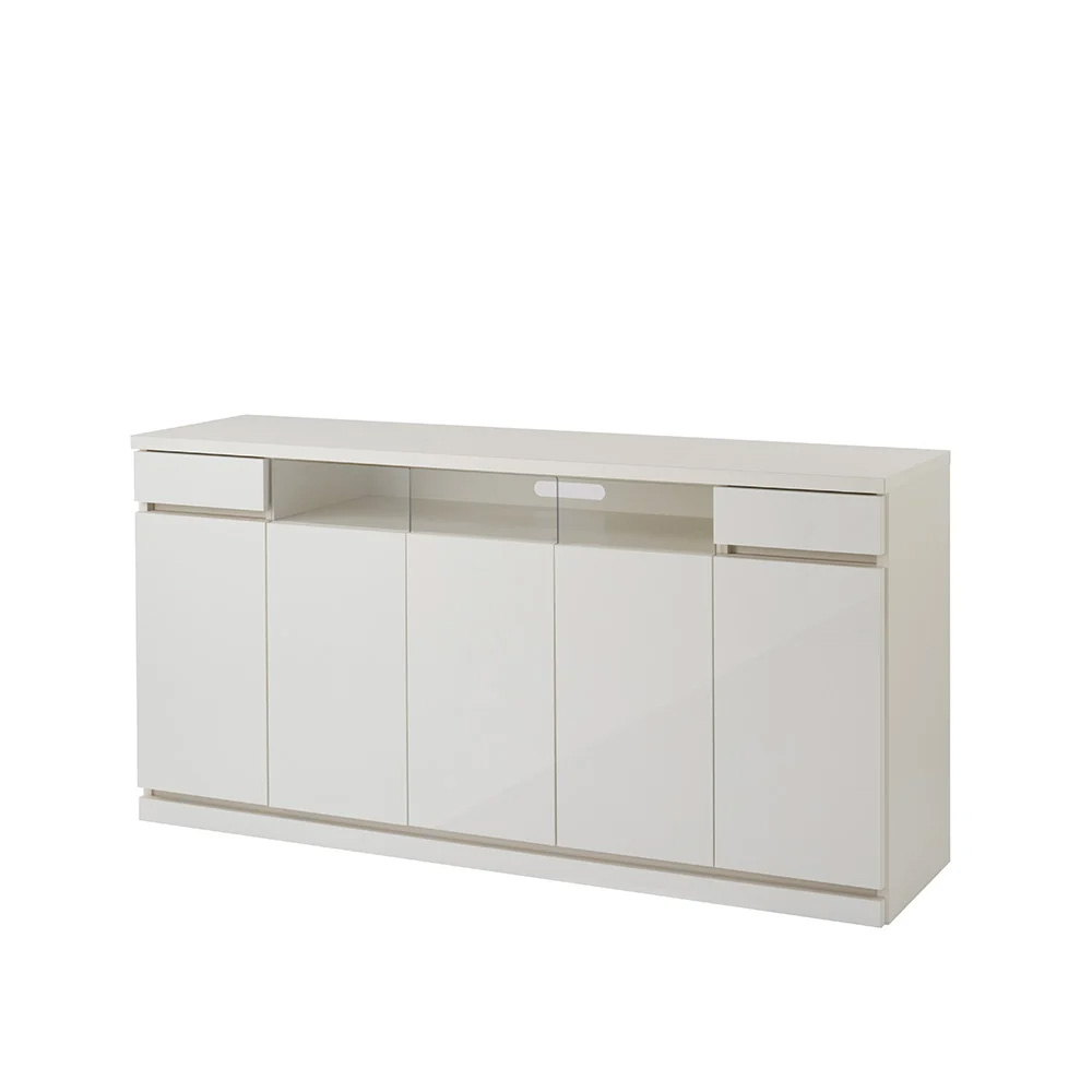 ［幅148cm］ハイタイプテレビ台 高さ75cm 日本製 完成品 キャスター付き 壁面収納テレビ台 テレビ台 テレビボード 587803