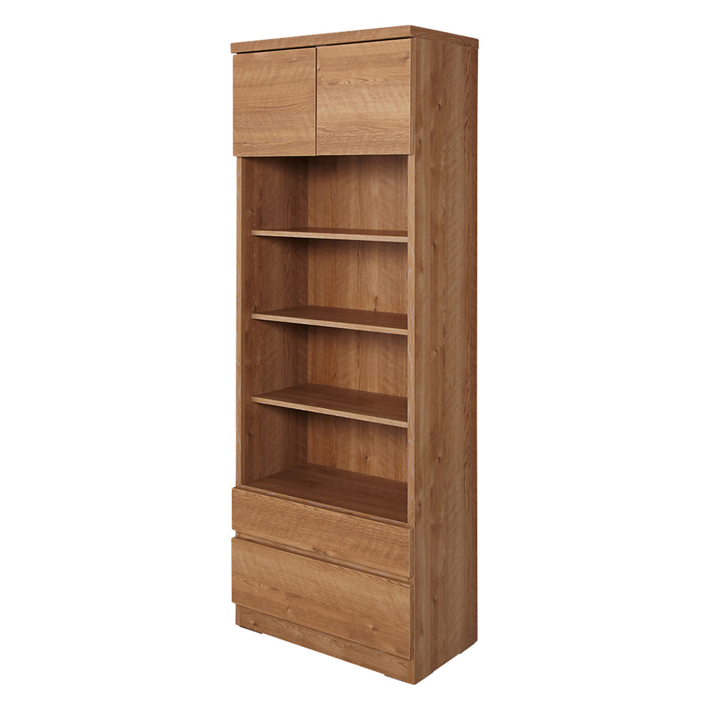 天然木調テレビ台ハイバックシリーズ オープンキャビネット・幅60.5奥行34.5cm キャビネット リビングボード リビング収納 587813