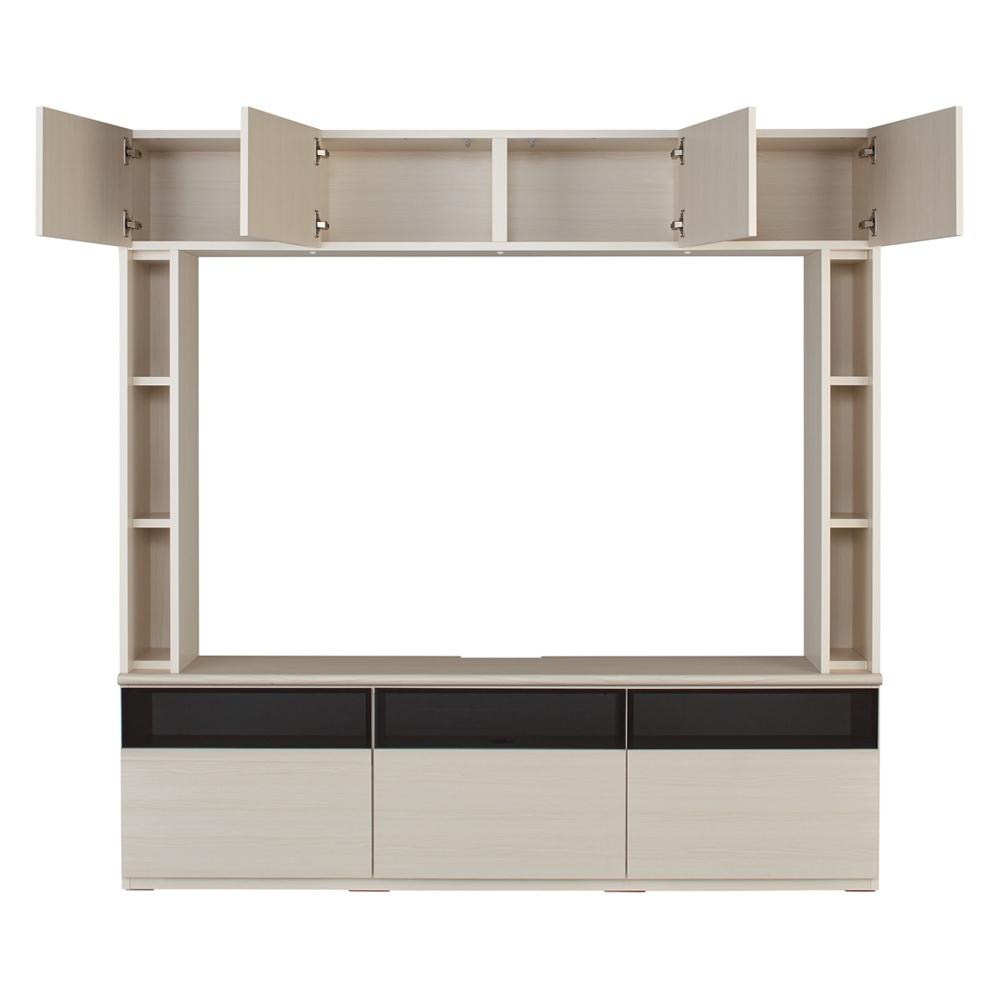 薄型壁面収納テレビ台 幅180高さ180cm 天板高さ52cmタイプ 壁面収納テレビ台 テレビ台 テレビボード 587932