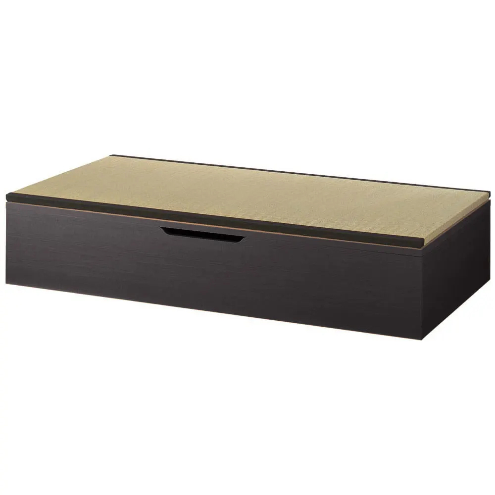 跳ね上げ式収納ユニット畳 ヘリ有り1畳 高さ33cm ユニットシェルフ リビング収納 587991