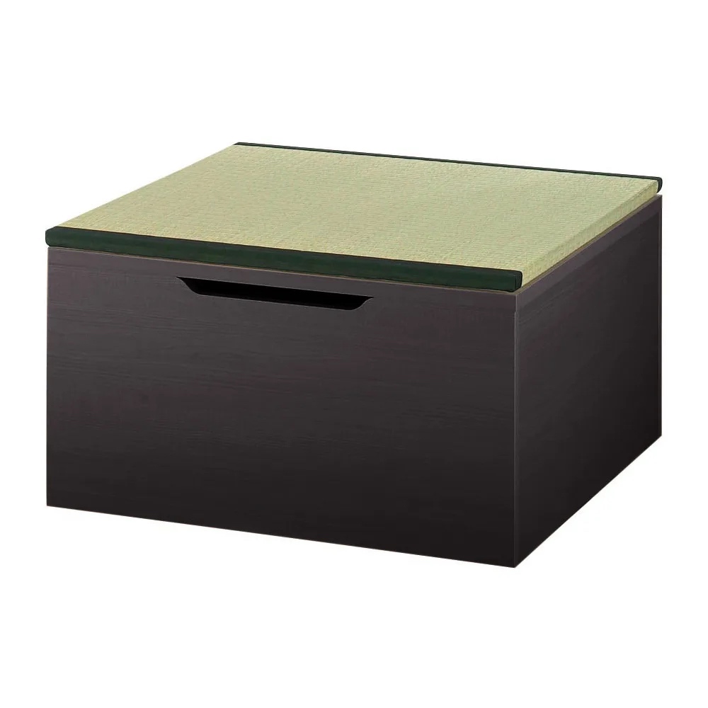 跳ね上げ式収納ユニット畳 ヘリ有り半畳 高さ45cm ユニットシェルフ リビング収納 587998