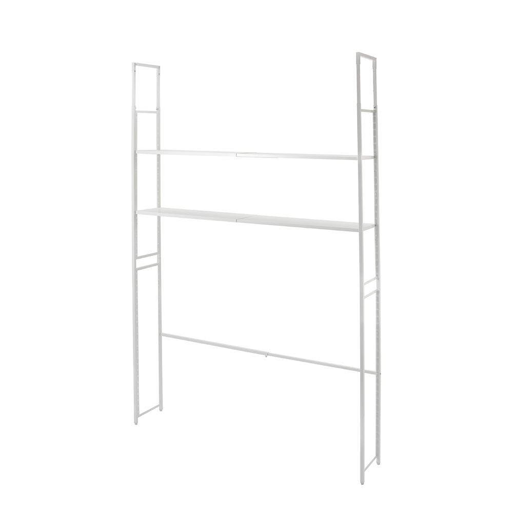 スペース有効活用 伸縮突っ張りラック 2段 幅112.5cm-161cm奥行29.5cm高さ220cm-260cm 台 ラック ホームオフィス家具 588122