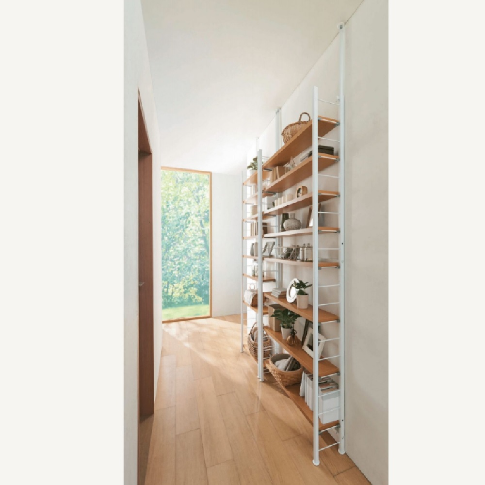 突っ張り式高さ調節シリーズ デスクラック 幅60cm パソコン PC ワーク 袖机 机 588207