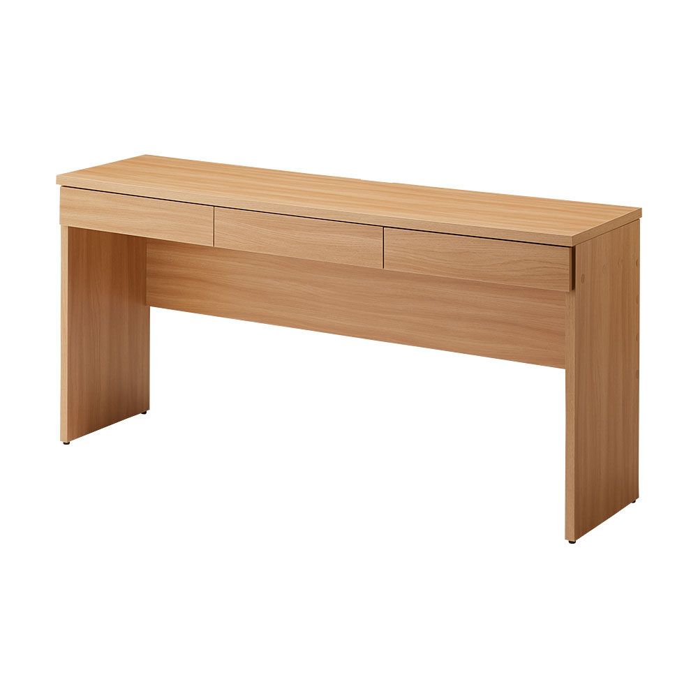 奥行選べるデスクシリーズ デスク単品 幅150cm・奥行40cm(薄型タイプ) オフィス 事務 書斎机 机 588221