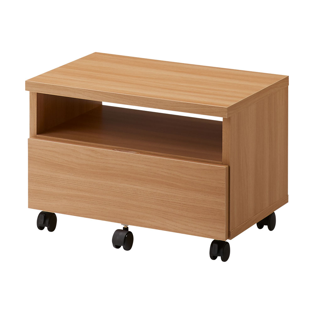 奥行4タイプ選べるデスクシリーズ プリンターワゴン幅53cm 台 ラック リビング収納 588226