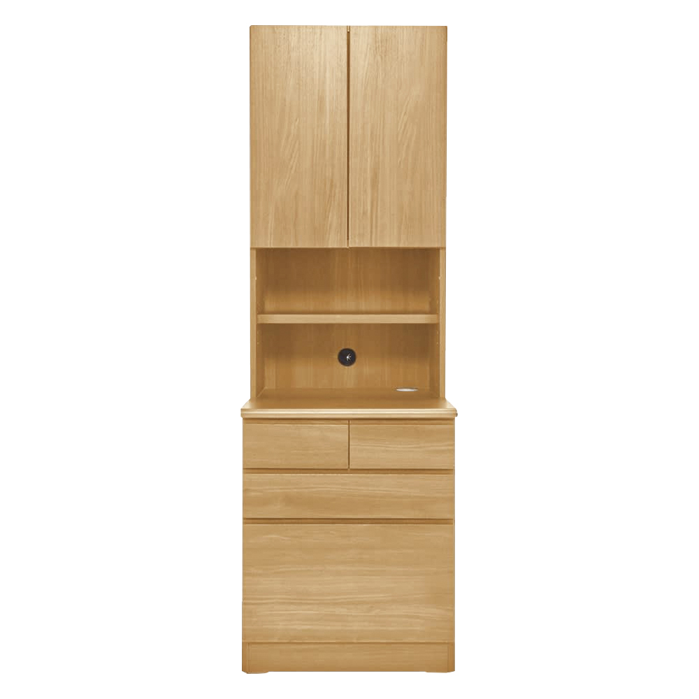 書斎壁面収納シリーズ 収納庫 オープン引き出しタイプ 幅58cm CD DVDラック 本棚 ラック シェルフ 588302