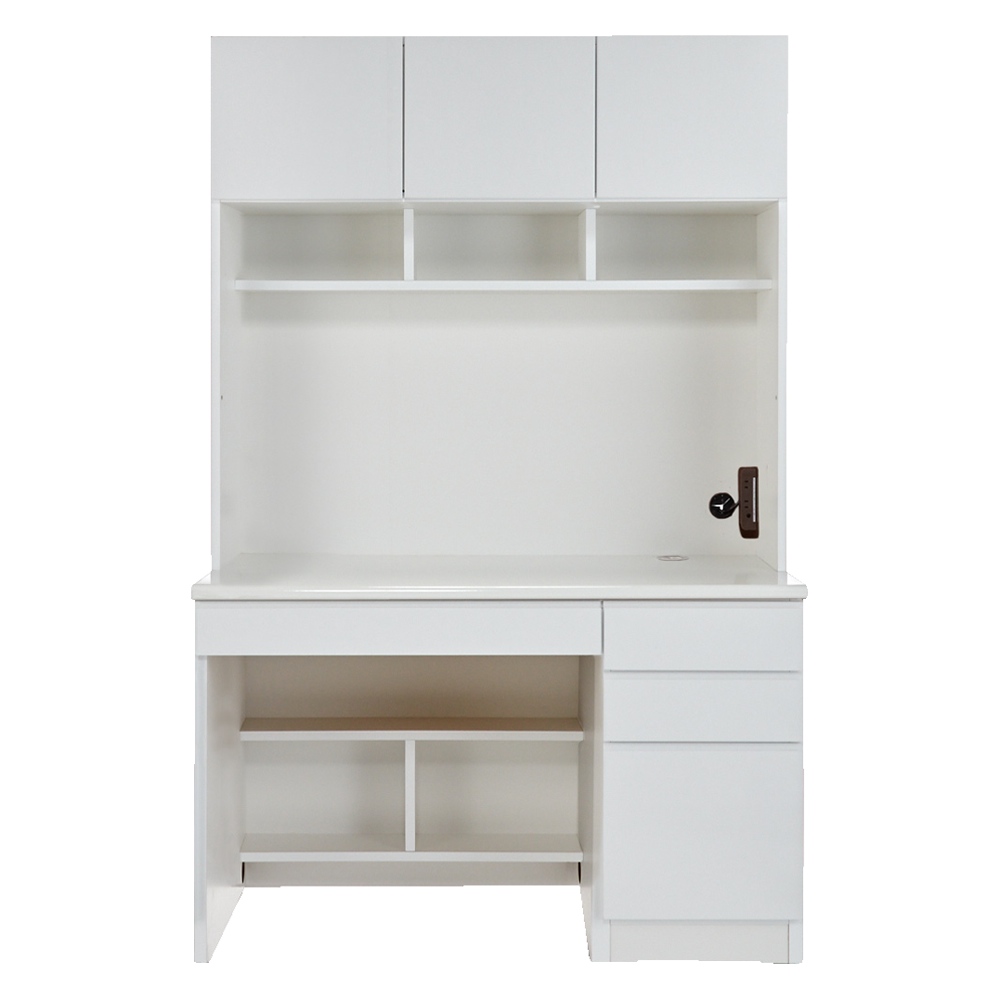 書斎壁面収納シリーズ デスク 右引き出し オフィス 事務 書斎机 机 588308