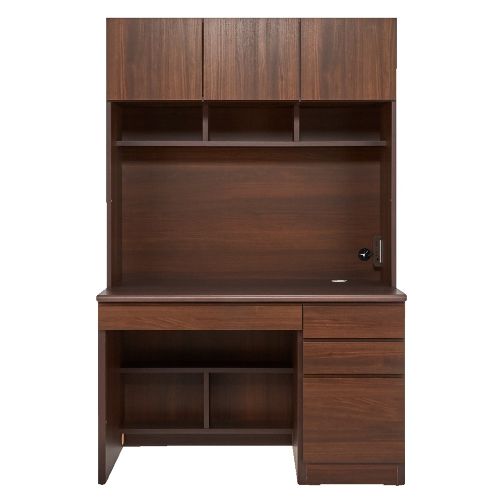 書斎壁面収納シリーズ デスク 右引き出し オフィス 事務 書斎机 机 588308