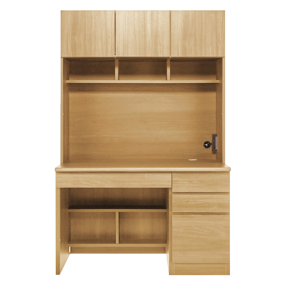 書斎壁面収納シリーズ デスク 右引き出し オフィス 事務 書斎机 机 588308