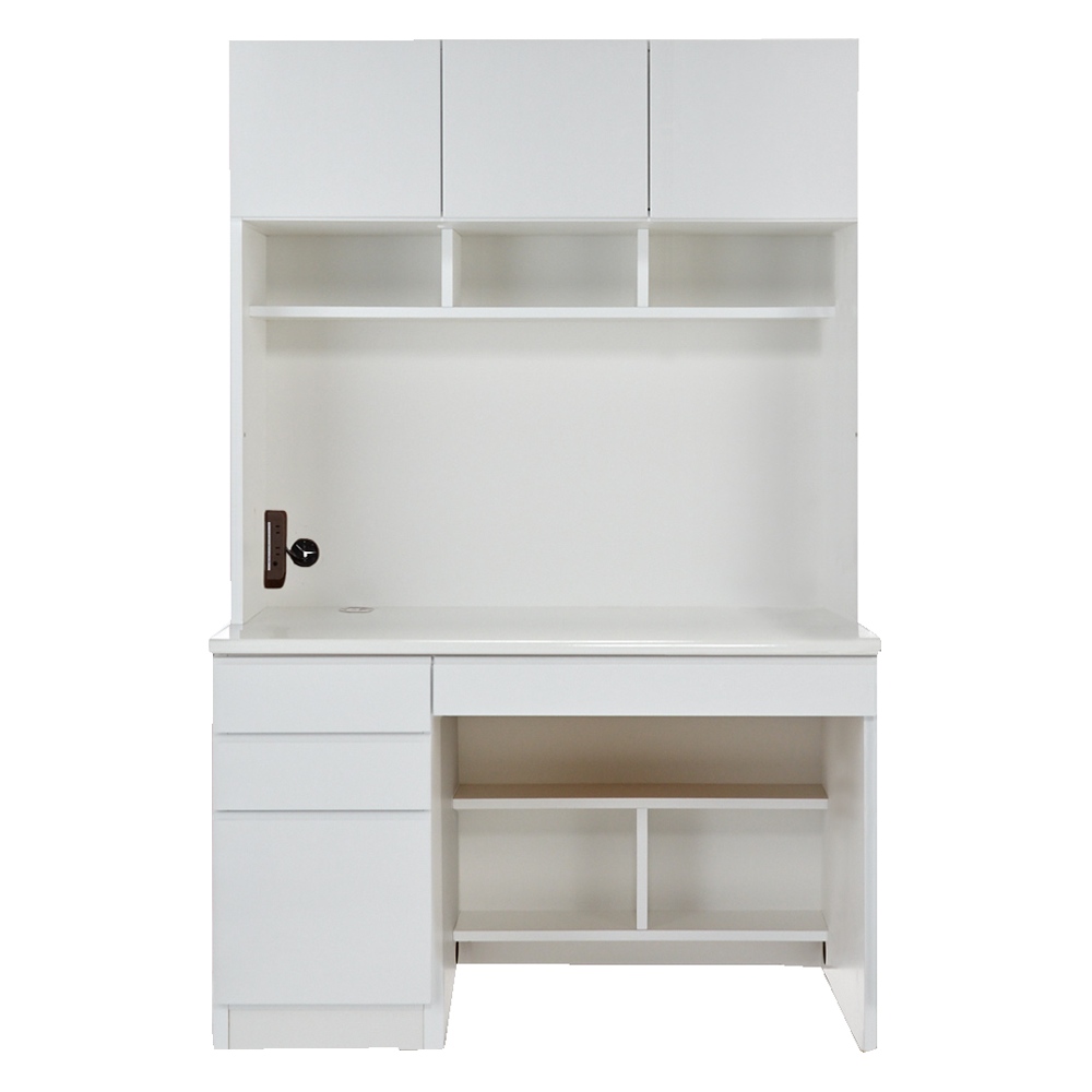 書斎壁面収納シリーズ デスク 左引き出し オフィス 事務 書斎机 机 588309