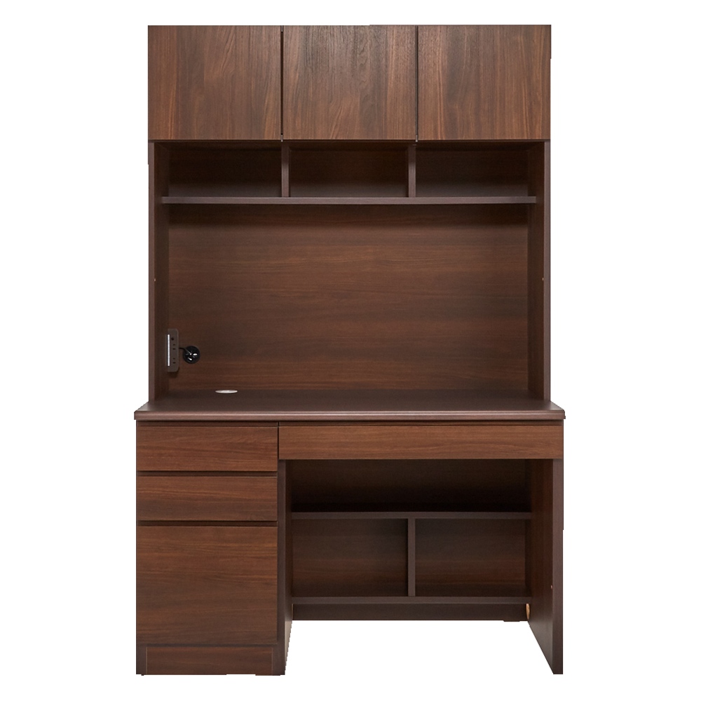 書斎壁面収納シリーズ デスク 左引き出し オフィス 事務 書斎机 机 588309