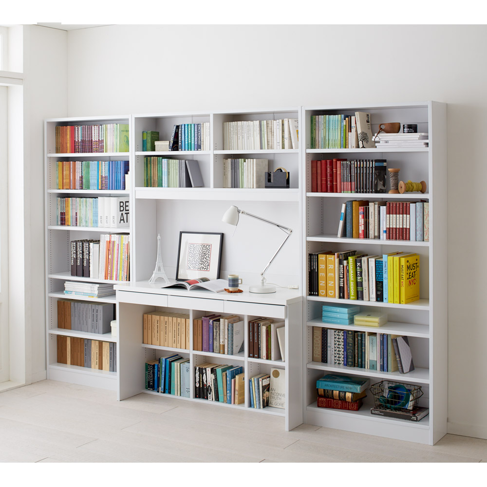 本好きの為のデスクシリーズ シェルフ 幅30cm 本棚 ブックシェルフ 書棚 ラック シェルフ 588326