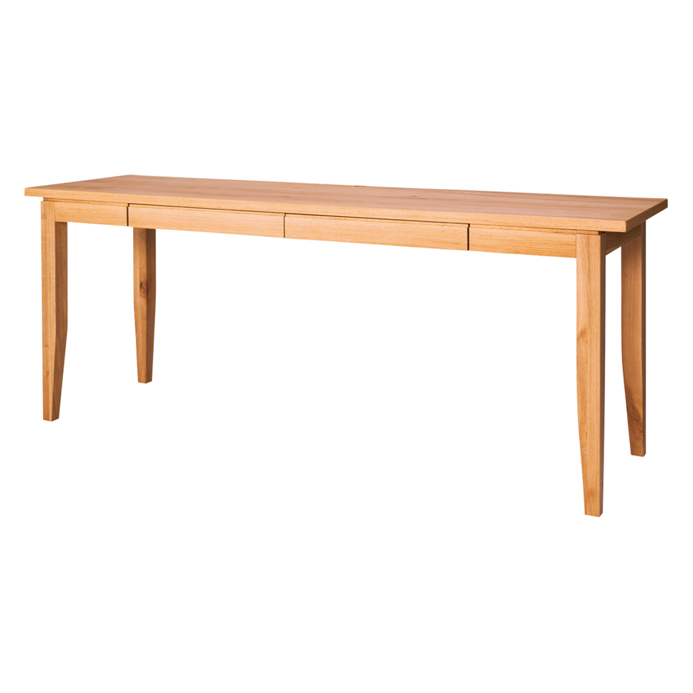 北欧カントリー風 ウッドデスクシリーズ デスク 幅180奥行50cm パソコン PC ワーク 袖机 机 588340