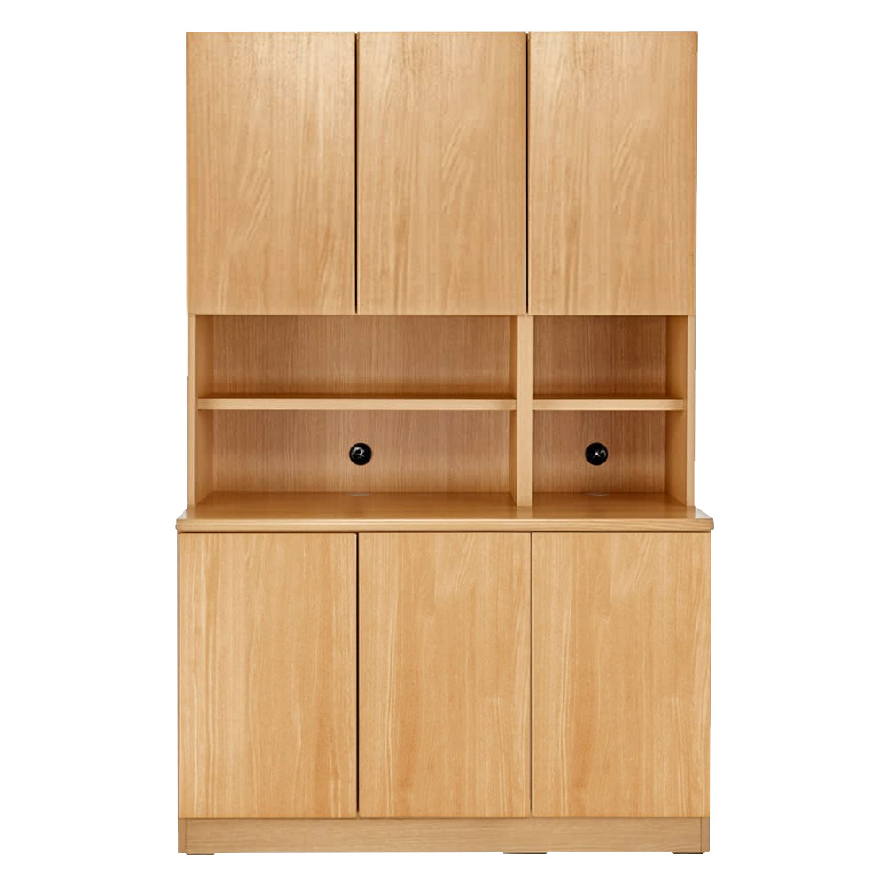 書斎壁面収納シリーズ 収納庫 扉オープンタイプ 幅116.5cm CD DVDラック 本棚 ラック シェルフ 588351