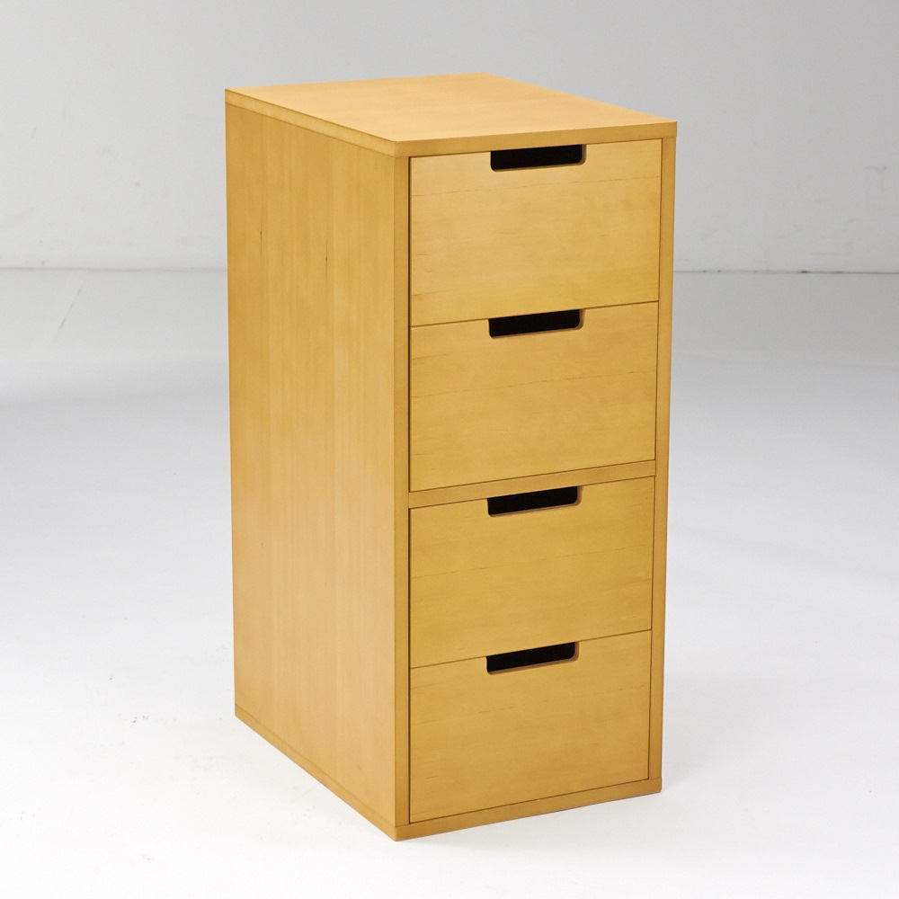 ≪幅40cm≫PortaIII/ポルタ 多目的収納シリーズ 4段チェスト ユニットシェルフ リビング収納 588406