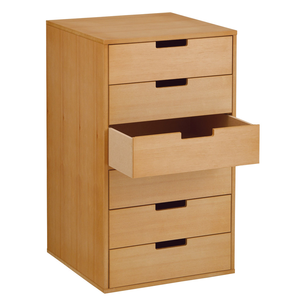 ≪幅40cm≫PortaIII/ポルタ 多目的収納シリーズ 6段チェスト ユニットシェルフ リビング収納 588407