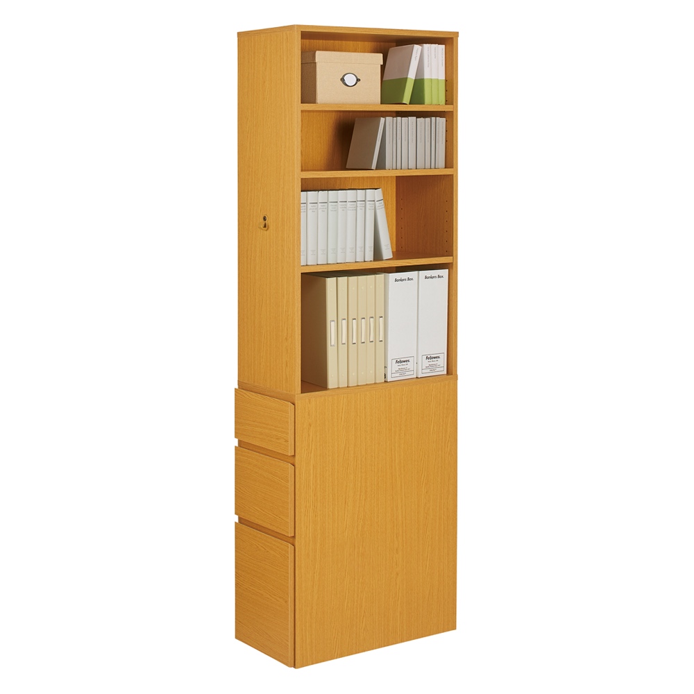 ≪高さ150cm≫ デスクサイド収納ラック 幅30奥行61.5cm サイド 脇机 机 588414