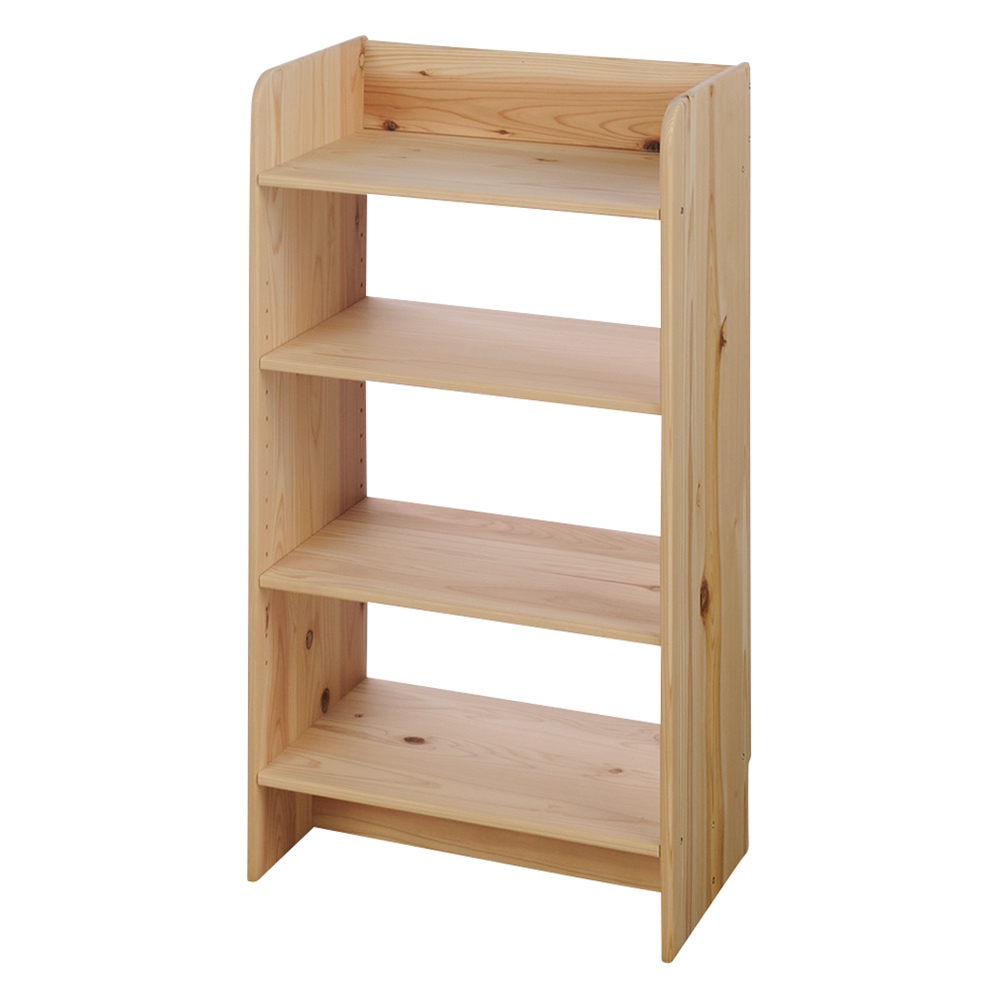 播磨の国からの贈り物 スタイリッシュ＆たっぷり収納頑丈本棚 幅49奥行31.5高さ89cm キッチンカウンター下収納 キッチン収納 588616