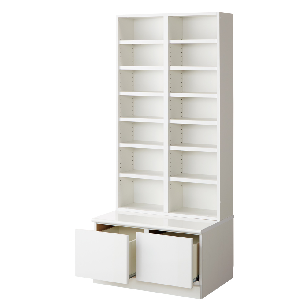 ベンチブックシェルフ 本体 幅116.5cm ディノスANAmall店