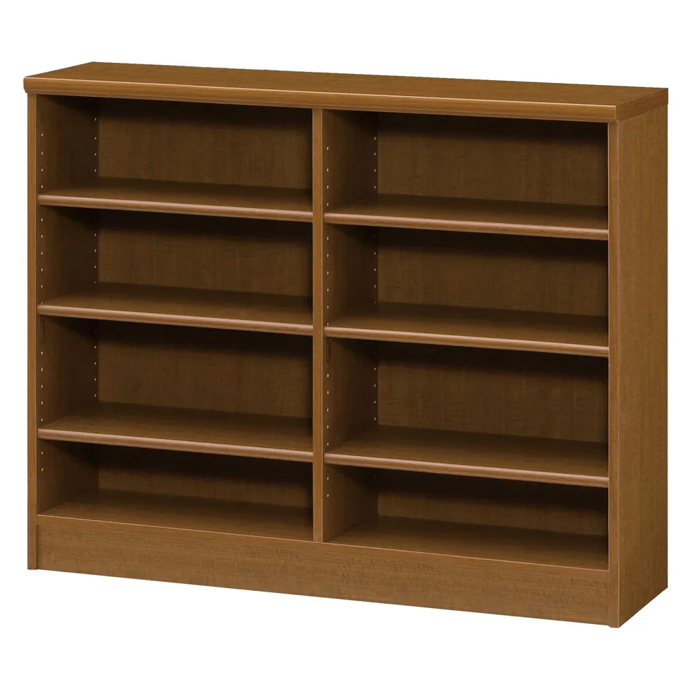 棚位置が全て選べるオープン本棚 幅116.5cm高さ88.5cm 本棚 ブックシェルフ 書棚 ラック シェルフ 589010