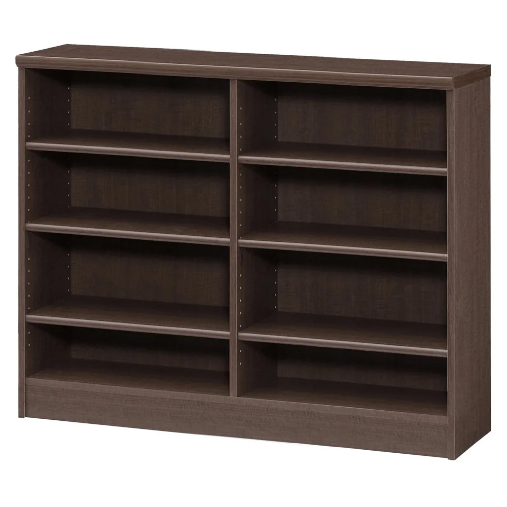 棚位置が全て選べるオープン本棚 幅116.5cm高さ88.5cm 本棚 ブックシェルフ 書棚 ラック シェルフ 589010