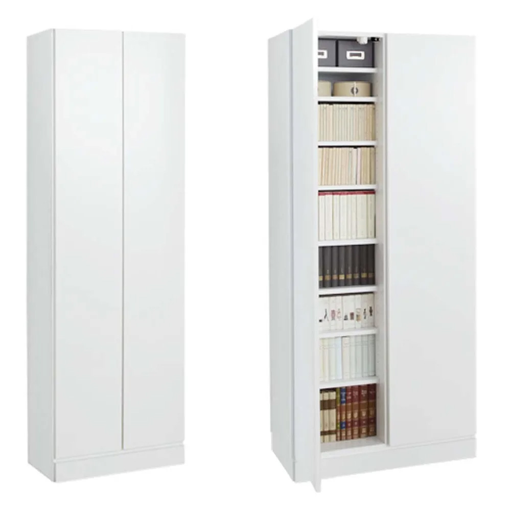 壁面書棚リフォームユニット 本体 幅60奥行44高さ180cm CD DVDラック 本棚 ラック シェルフ 589107