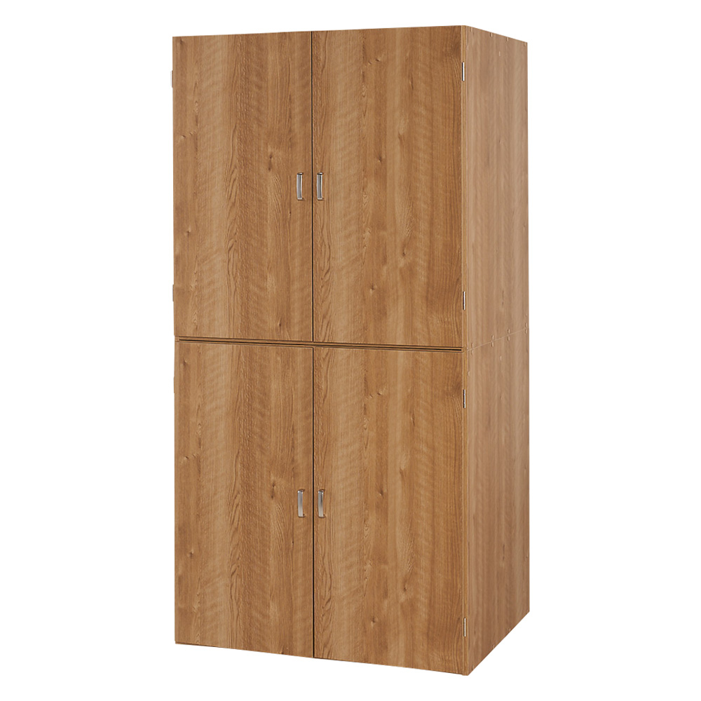 【国産】手軽に押し入れが作れる布団タンス 幅90cm ワードローブ クローゼット 衣類収納 589515