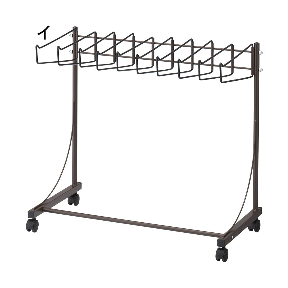 パンツ&ジーンズハンガーラック 10本掛け 幅75cm 押入れ クローゼット収納 衣類収納 589617