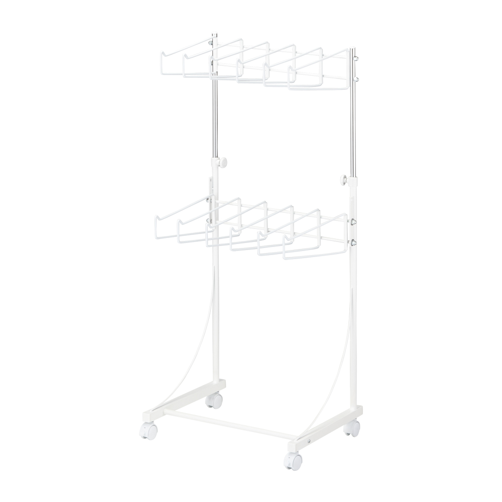 パンツ&ジーンズハンガー 上下2段12本掛け 幅51cm 押入れ クローゼット収納 衣類収納 589619