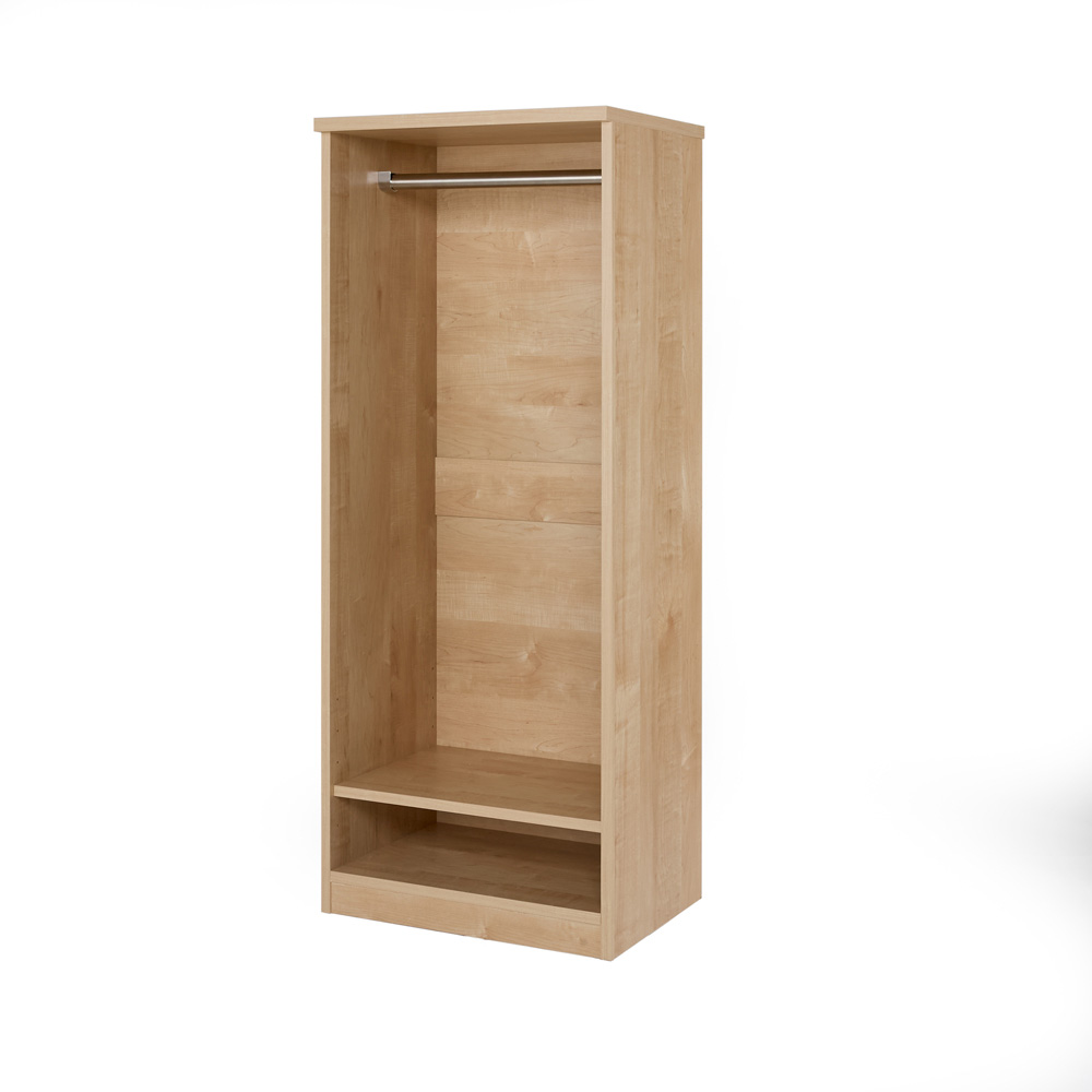 斜め天井にも置ける少し背の低いワードローブ ハンガータイプ ワードローブ クローゼット 衣類収納 589801