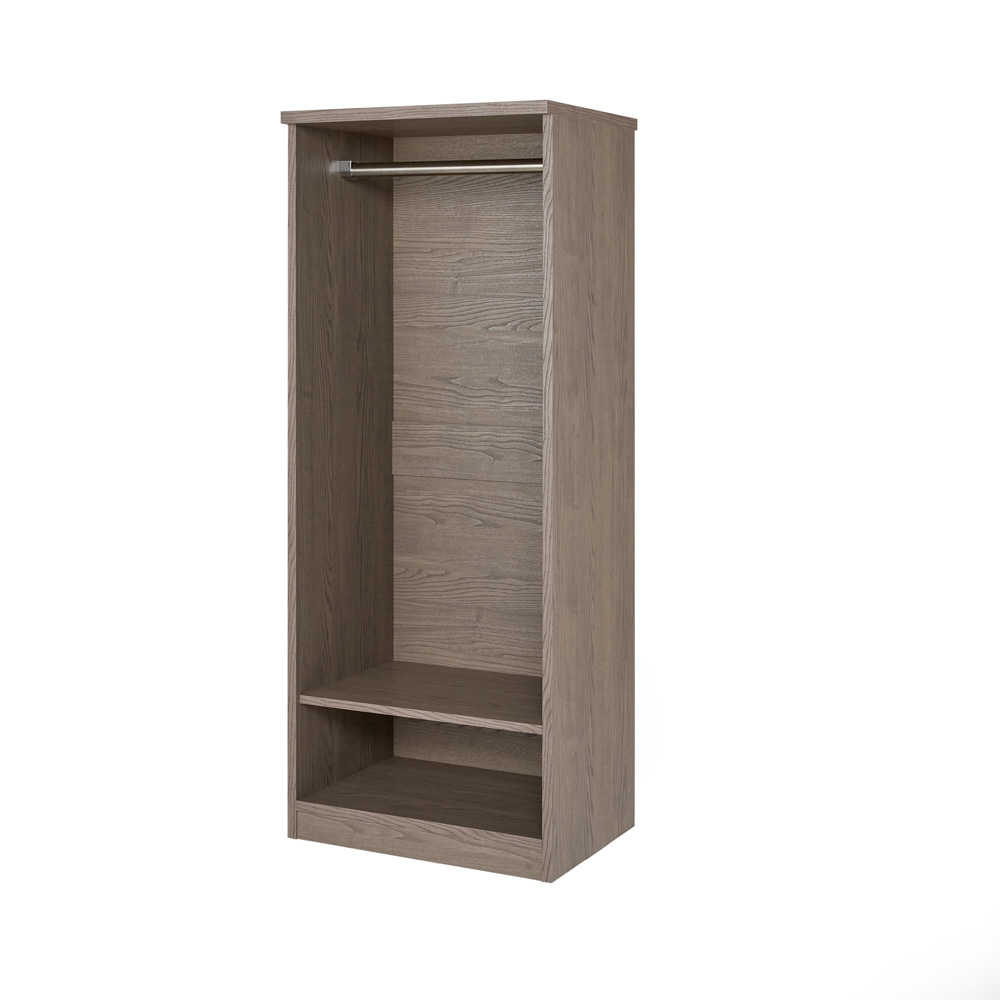 斜め天井にも置ける少し背の低いワードローブ ハンガータイプ ワードローブ クローゼット 衣類収納 589801