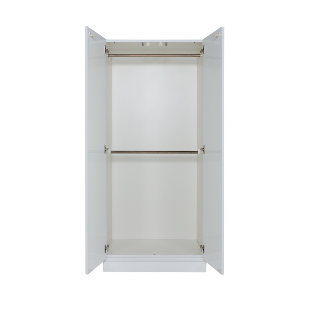 リビングワードローブ ハンガータイプ 幅80cm奥行56cm高さ180cm ワードローブ クローゼット 衣類収納 589806