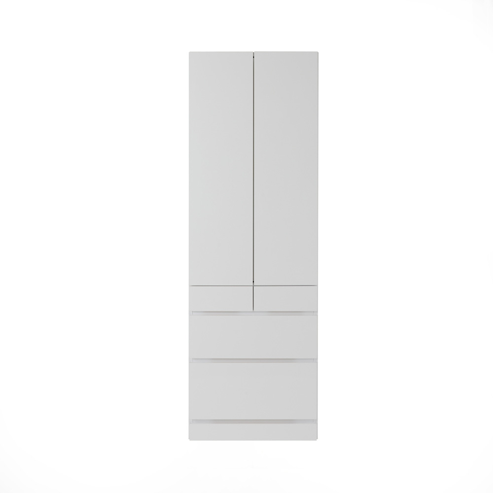 リビングワードローブ ハンガーチェストタイプ 幅60cm奥行56cm高さ180cm ワードローブ クローゼット 衣類収納 589807