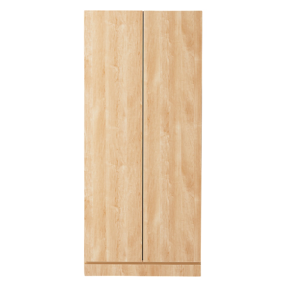 壁面間仕切りミラーワードローブ 棚 幅80cm・高さ180cm パーテーション 間仕切り リビング収納 589935