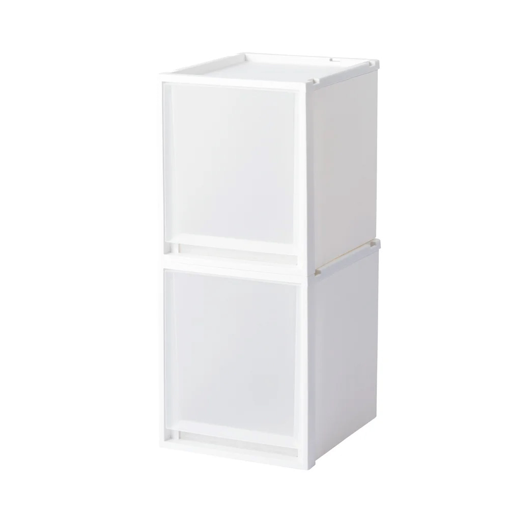 奥行40cmで家中どこでも使えるフィッツケースマルチ 2個組(幅35cm高さ40cmタイプ) 収納ボックス 小物収納 フリーボックス 590026