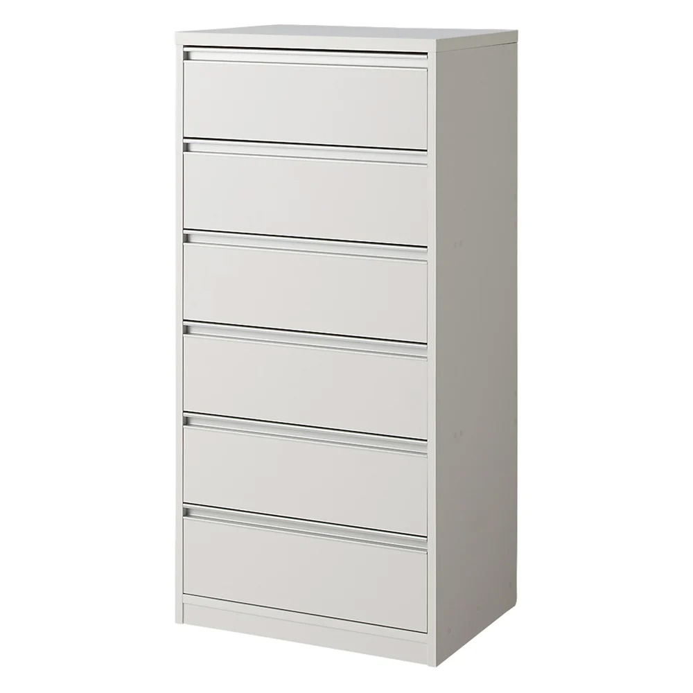 気軽に動かせる隠しキャスター付きクローゼットチェスト 幅60・6段高さ124cm 押入れ クローゼット収納 衣類収納 590112