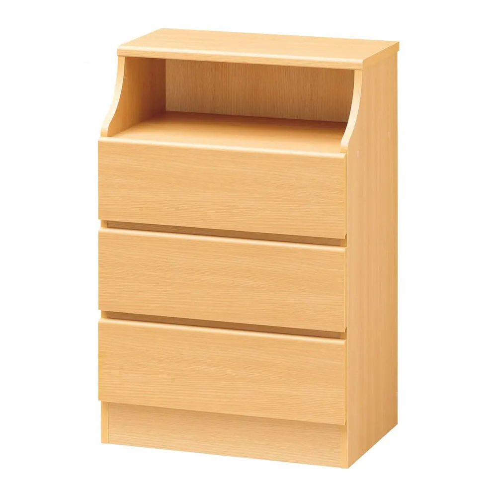 組立も簡単！ぴったりサイズがみつかるチェスト 3段・高さ91cm幅60cm リビング リビング収納 590122